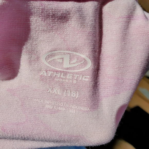 Athletic Works Pink Short Sleeve Camo Tee Size XXL (18) - Picture 3 of 11